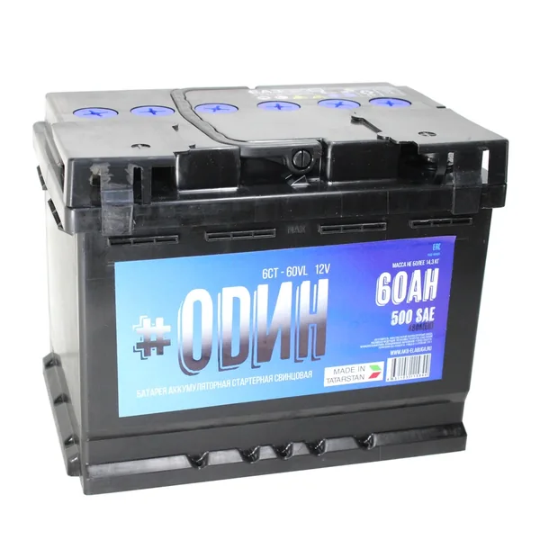 Аккумулятор ODIN 60 Ач 500 А (EN), обратная полярность, LN2